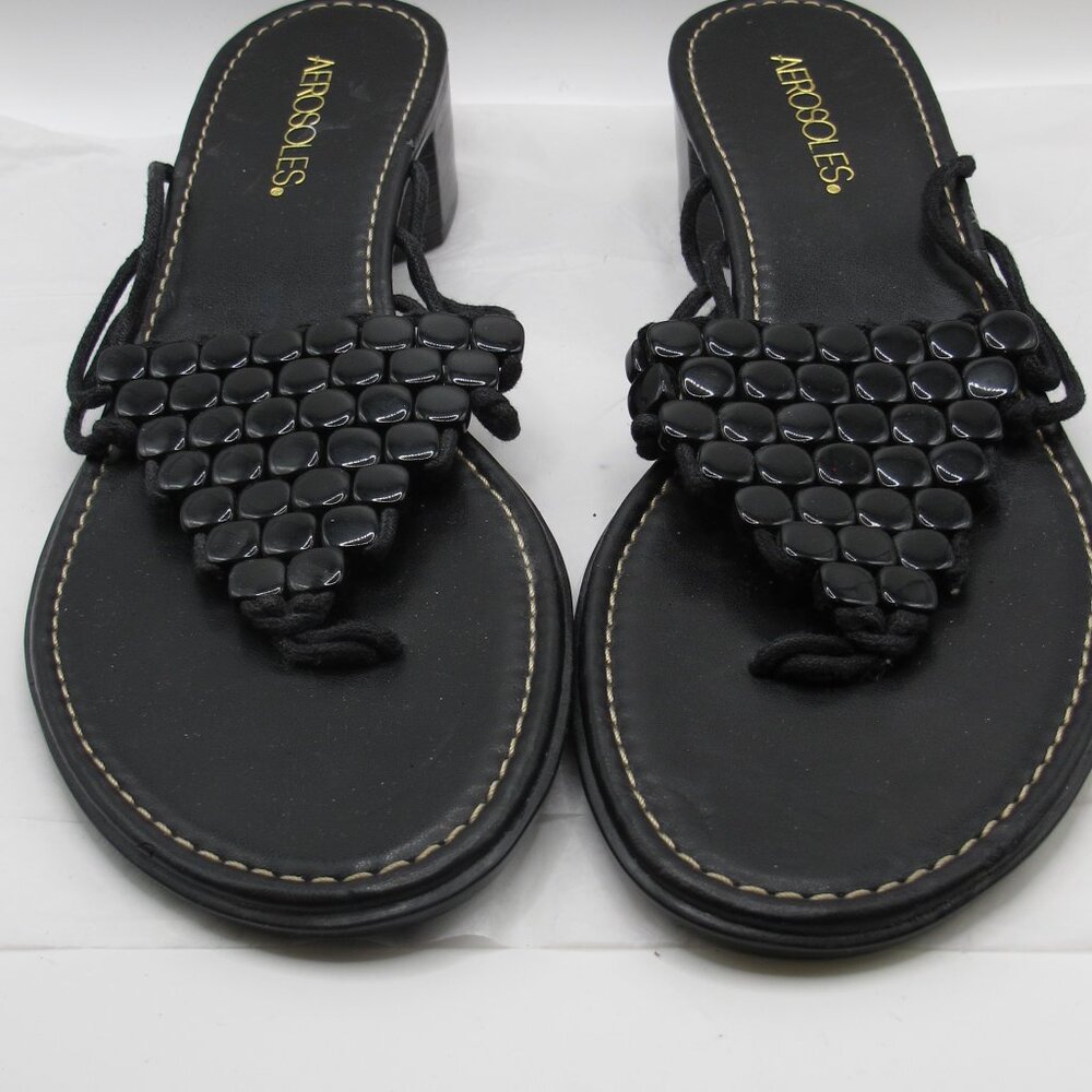 Aerosoles spice black combo sandal in 8.5M  NWT